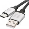 Emos SM7025BL USB-C, 1m, černý
