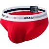 Slipy Twisted Beast Insignia Brief červené