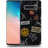 Picasee silikónový prehľadný obal pre Samsung Galaxy S10 Plus G975 - STICKERS x TAGS