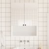 vidaXL Zrkadlové fólie 2 ks samolepiace 90x150 cm PET 155765