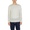 Calvin Klein Jeans Svetre MERINO RWS CREW NECK K10K109474 Biela