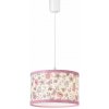 Rabalux 3079 Hanka závesné svietidlo 1xE27 ružová, biela so vzorom