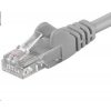 PremiumCord sputp015 patch UTP, RJ45-RJ45, level 5e, 1,5m, šedý