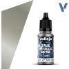 VALLEJO TRUE METALLIC 77.120 Šedá metalická akrylová airbrush farba 18 ml (VALLEJO 77.120 TRUE METALLIC METAL LIGHT OBSIDIAN BLACK / NEGRO OBSIDIANA / 18ml / 0.6 fl.oz.)