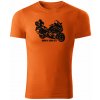 T-ričko BMW K 1600 GTL pánske tričko Farba trička: Oranžová, Veľkosť: 4XL