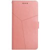 Peňaženkové puzdro Geometric Pattern case ružové – Motorola Moto G13 / G23 / G53 5G