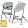 Kinderkraft Select Set jedálenská stolička Livy + lehátko Calmee, Premium Olive Green