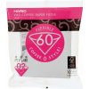 Papierové filtre na kávu HARIO WHITE V60-02 100 ks