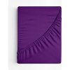 Amitesse Jersey plachta de Luxe 180x200 cm tmavo fialová