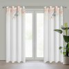 Záves ARLENA zo šifónovej tkaniny s jemným botanickým motívom 135 x 250 cm-HF-439367