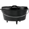 HLBOKÝ LIATINOVÝ HRNIEC CAMP DUTCH OVEN 7.6L S POKRIEVKOU