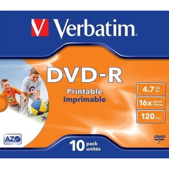 Verbatim DVD-R 4,7GB 16x, 1ks