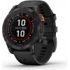 Garmin fenix 7 Pro Solar, Slate Gray Stainless Steel, Black Band