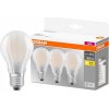 Osram 3PAK LED žiarovka LED E27 A60 7W 60W 806lm 2700K teplá biela 300° Filament Base