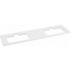 Sapho Brahea doska Rockstone 181 x 51,5 cm biela matná BL181-0101-90