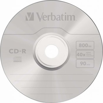 Verbatim CD-R 800MB 40x, 10ks