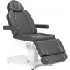 Elektrické kozmetické kreslo Azzurro 803D 3 motory sivé
