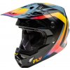 prilba FORMULA CP FLY RACING - USA sivá/čierna/dúha Veľkosť: L, Veľkost: L