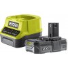 sada 18 V lithium iontová baterie 2 Ah s nabíječkou RC18120 ONE+ Ryobi RC18120-120