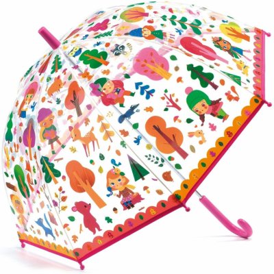 Detský dáždnik Djeco Krásny dizajnový dáždnik - Les (3070900047068)