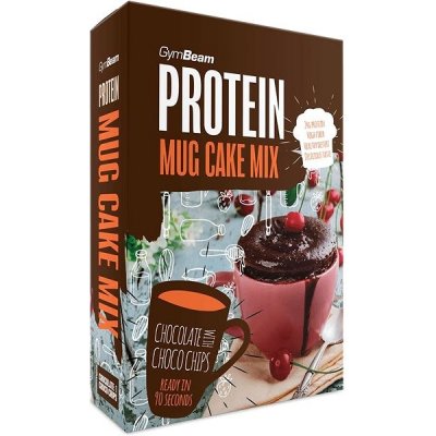 GymBeam Proteínový Mug Cake Mix 500 g Čokoláda a čokoládové kúsky
