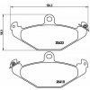 BREMBO Sada brzdových doštičiek P 68 017