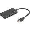 Natec Moth rozbočovač 4x USB 3.0 HUB NHU-1342