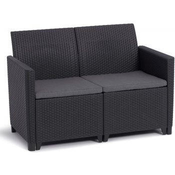 Keter CLAIRE 2 SEATERS SOFA grafit