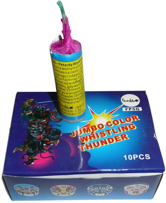 Petardy Funke Jumbo color whistling thunder 10 ks