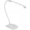 COLORWAY LED STOLNA LAMPA FLEXIBLE 360 SO ZABUDOVANOU BATERIOU, BIELA (CW-DL07FB-W)