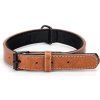 Obojok Nobleza s prackou pre psa M (š.3cm x d.61cm) - 3 farby Farba: Hnedá