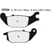 NISSI BRAKE PADS 2P-304NS SINTER METAL