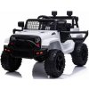 RAMIZ ELEKTRICKÉ AUTÍČKO - JEEP DARK NIGHT - NELAKOVANÉ BIELE - 2x35W MOTOR - 12V7Ah BATÉRIA - 2026