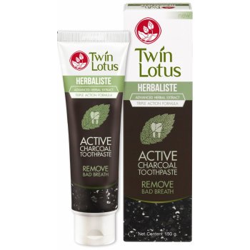 Twin Lotus zubná pasta Herbaliste Active Charcoal 150 g