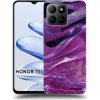 Picasee silikónový prehľadný obal pre Honor 70 Lite - Purple glitter