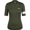 Rapha Core Dámsky cyklistický dres DARK GREEN/ WHITE Veľkosť: L