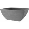 Nohel Garden Žardinka TROPEA plastová d60x27cm Barva: Antracit, Rozměry: 52x52x25cm