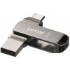 USB flashdisk Lexar JumpDrive D400 Dual, 32GB (LJDD400032G-BNQNG) sivý