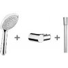 Jika Cubito Pure - Sprchová súprava Cubito-N 11 cm, 4 prúdy, chróm H3651X00043631