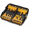 Sada fréz na drevo HM, stopka 8mm, 12 kusov DeWALT DT90016