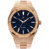 Růžovo zlaté pánske hodinky Paul Rich s oceľovým pásikom Star Dust Frosted - Rose Gold 45MM