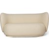 Ferm Living Pohovka Rico Nordic Bouclé, 2-miestna – off-white