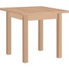 Rozkladací jedálenský stôl Mixi 8 80-160x80 - sonoma