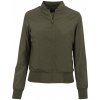 Urban Classics dámska jarná bomber bunda Tmavo olivová