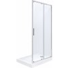 Roca Town-N sprchové dvere 110 cm posuvné chróm lesklá/priehľadné sklo AMP2811012M