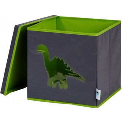 Love It Store It Úložný box na hračky s krytom a okienkom - dinosaurus