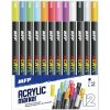 MFP akrylový popisovač 1mm set 12ks 6410820