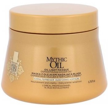 L'Oréal Mythic Oil maska výživujúce normálne a jemné vlasy 200 ml