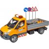 Bruder 2677 nový MB Sprinter Silničáři s figurkou a příslušenstvím