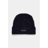 Guess CABLE BEANIE tmavomodrá z hrubej pleteniny